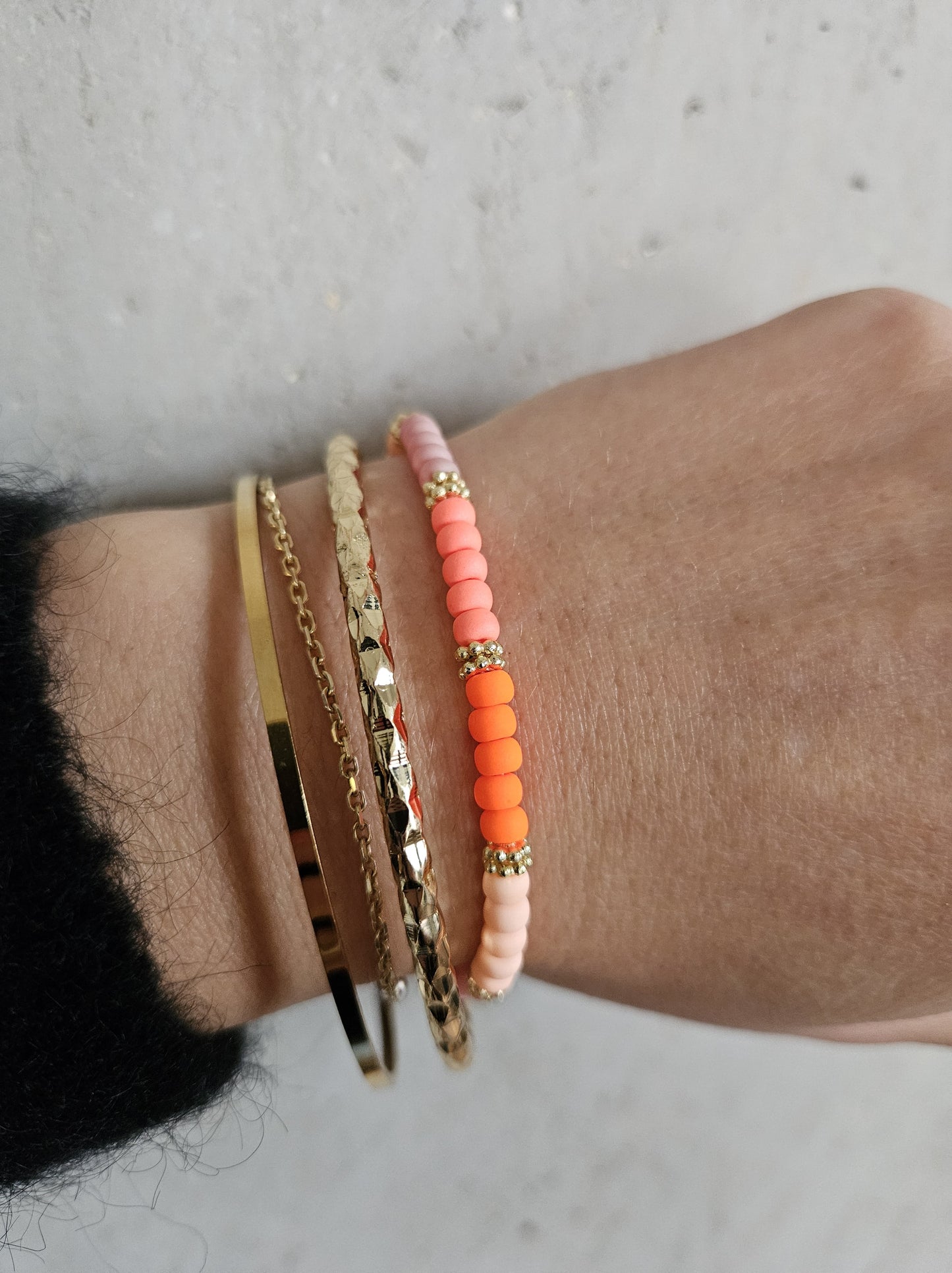 Handgefertigtes Armband ▪️ROC ORANGE MIX