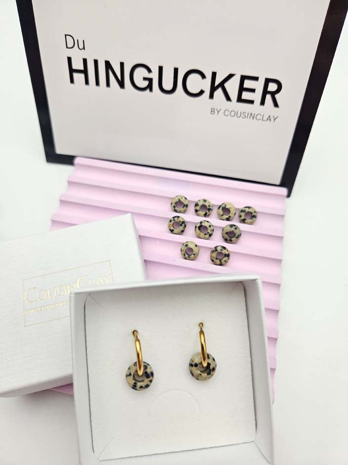 NATURSTEINE ▪️Du hast bereits Creolen und möchtest nur die Natursteine zum Wechseln? Kein Problem – du erhältst immer 2 Stück.