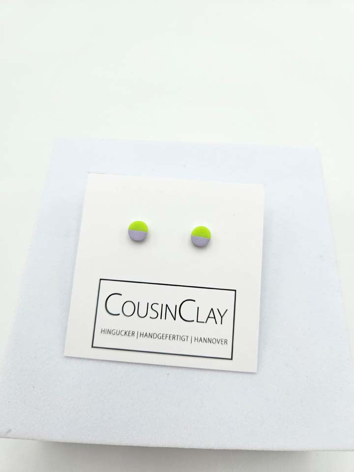 DUO - Color Blocking | Fliedergrau▪️Lime
