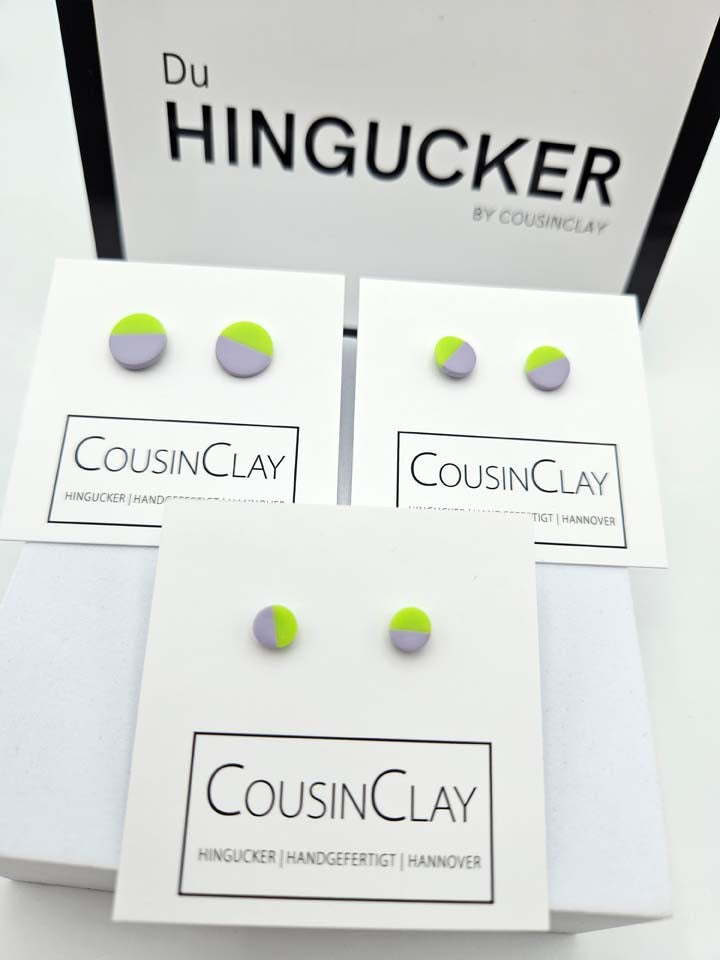 DUO - Color Blocking | Fliedergrau▪️Lime
