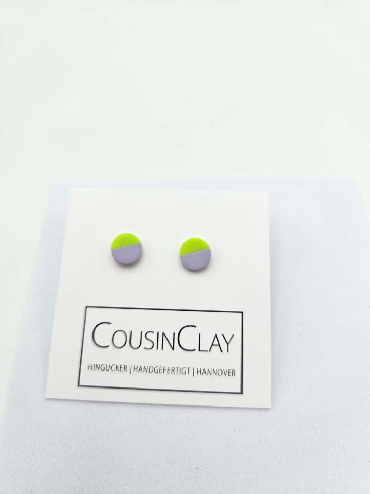 DUO - Color Blocking | Fliedergrau▪️Lime