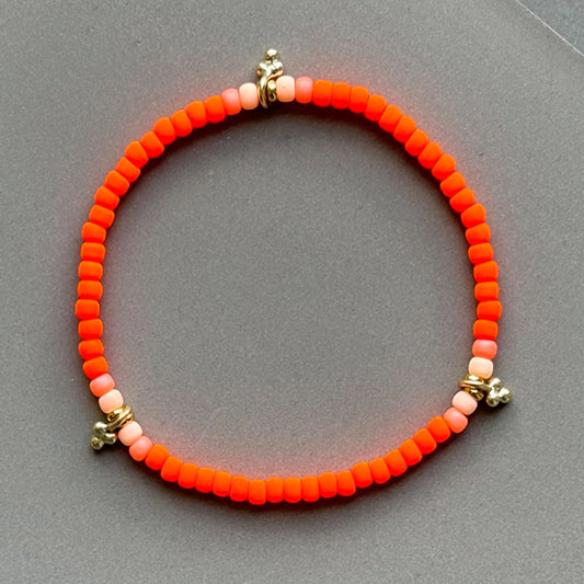 Handgefertigtes Armband        ▪️MINI ROC NEON ORANGE NEW