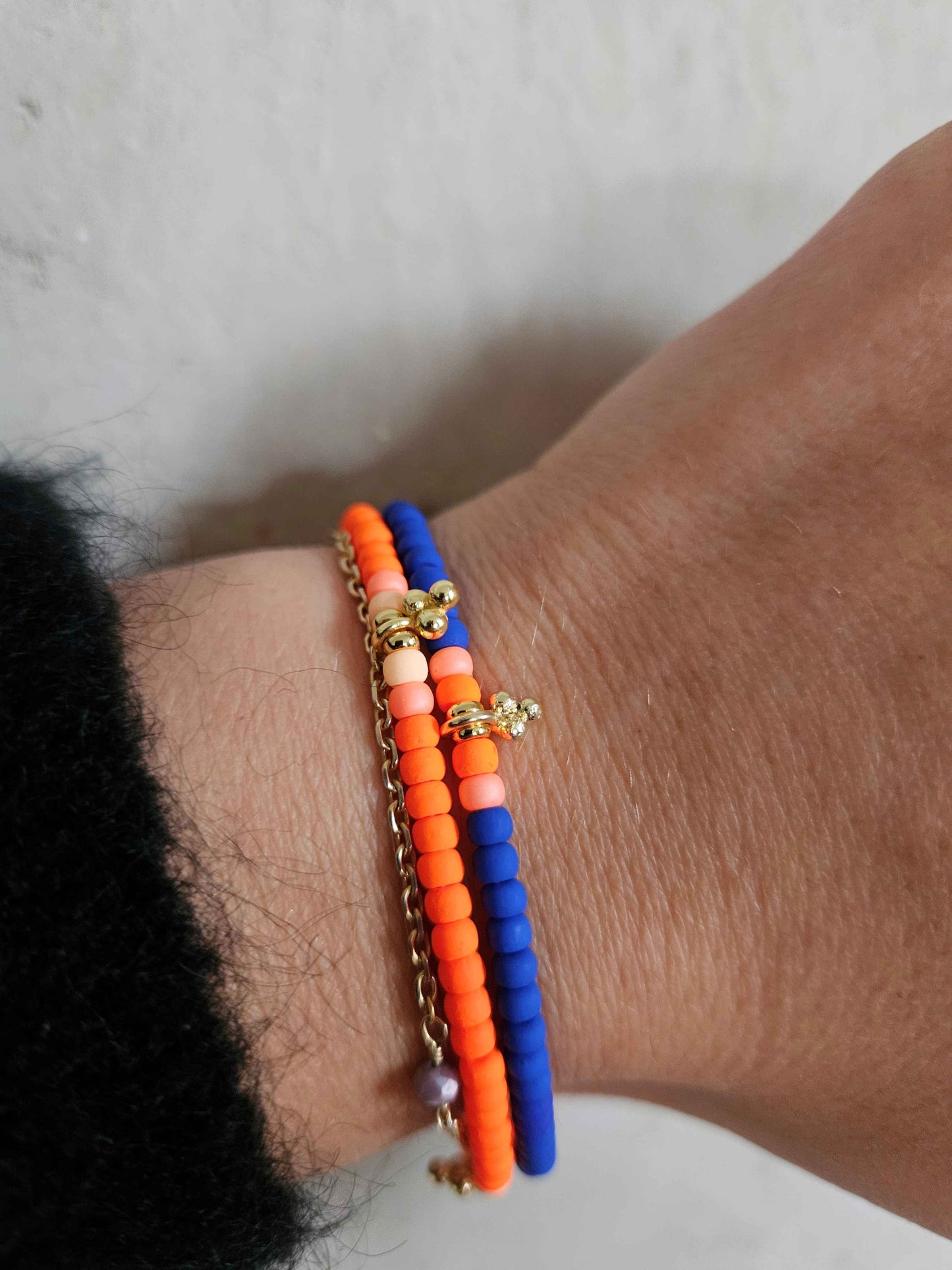 Handgefertigtes Armband ▪️MINI ROC NEON ORANGE NEW