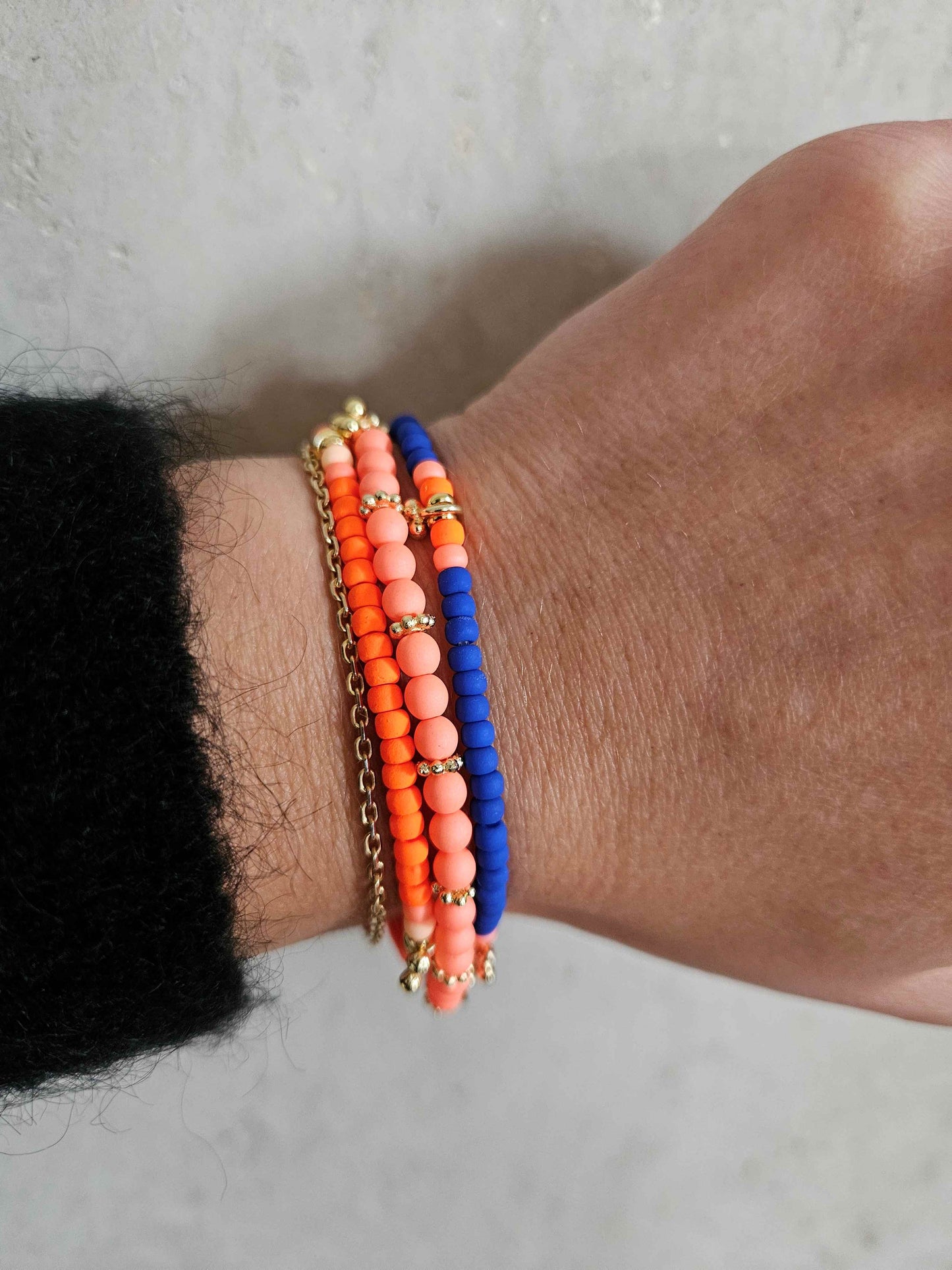 Handgefertigtes Armband ▪️MINI ROC NEON ORANGE NEW