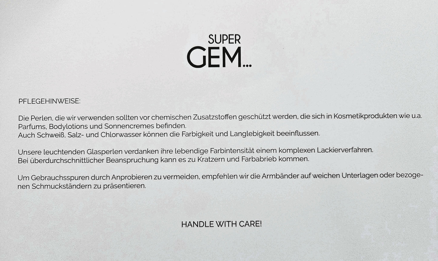 Handgefertigtes Armband ▪️MINI ROC MILKY BLUE