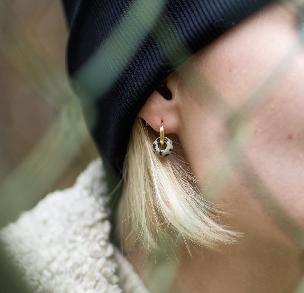 NATURSTEINE ▪️Du hast bereits Creolen und möchtest nur die Natursteine zum Wechseln? Kein Problem – du erhältst immer 2 Stück.