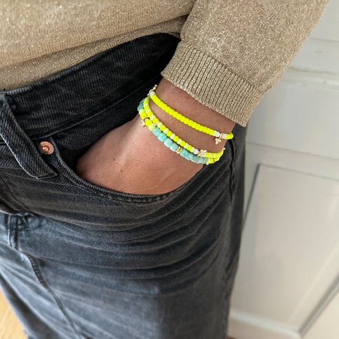 Handgefertigtes Armband        ▪️MINI ROC NEW YELLOW