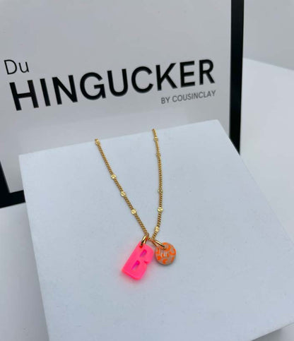 KOMBI▪️ANGEBOT    Halskette, Buchstabe und Highlighter