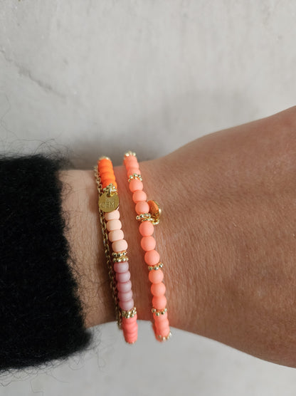 Handgefertigtes Armband        ▪️MINI NEON FLAMINGO