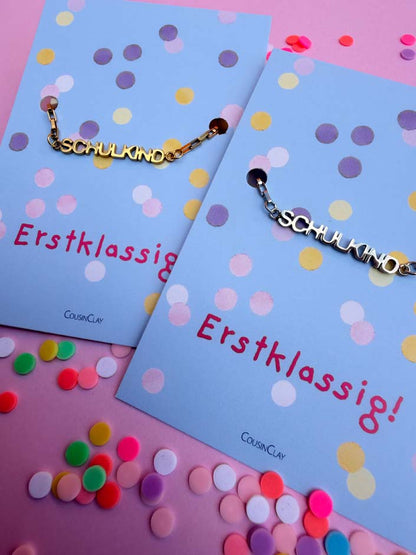 Armband Schulkind, Oma & Mama