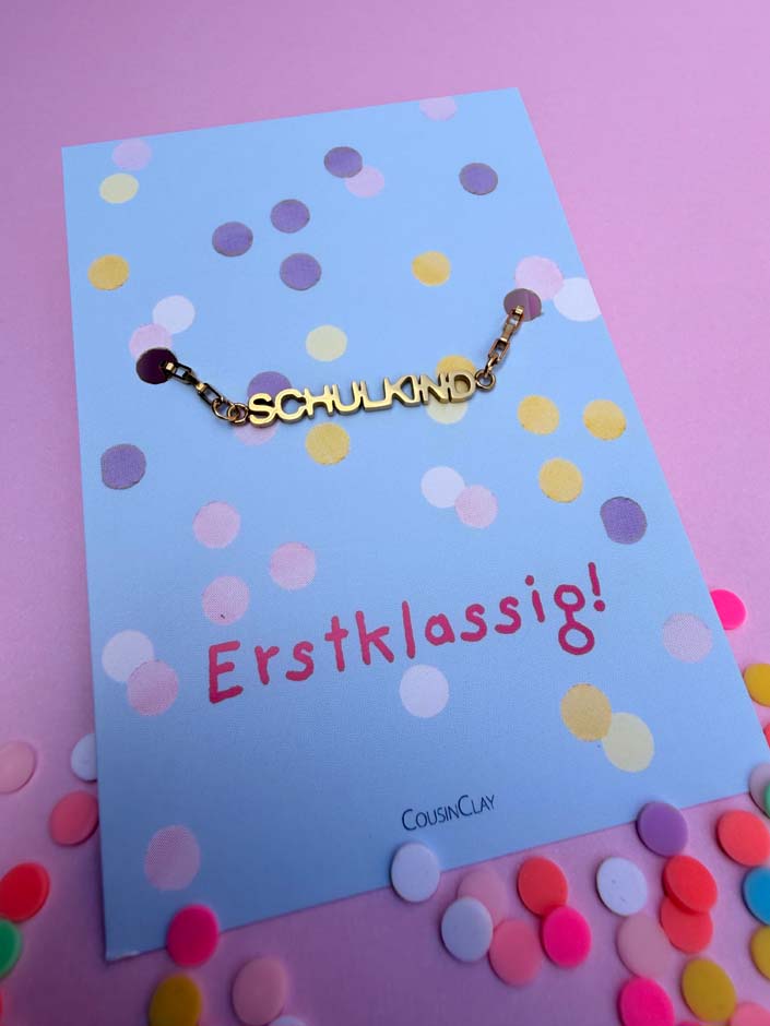 Armband Schulkind, Oma & Mama