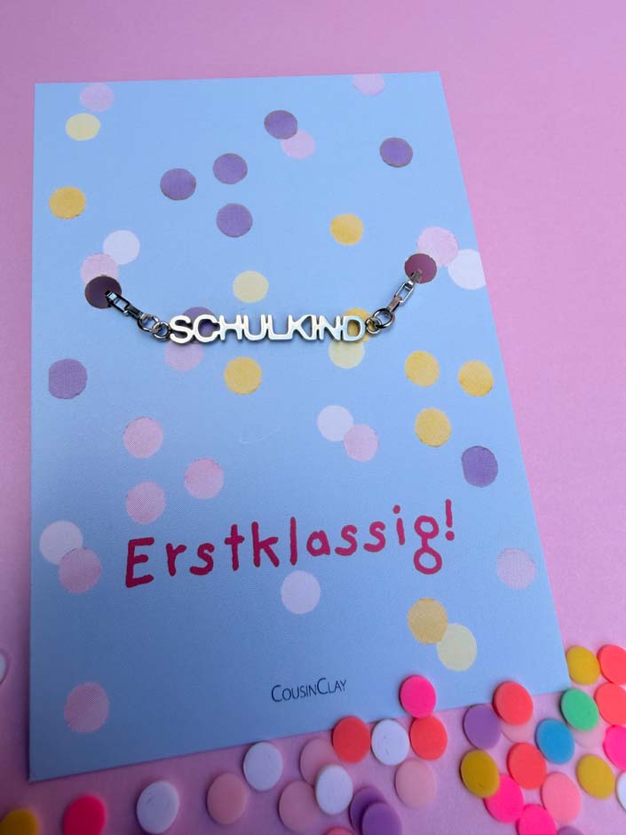Armband Schulkind, Oma & Mama