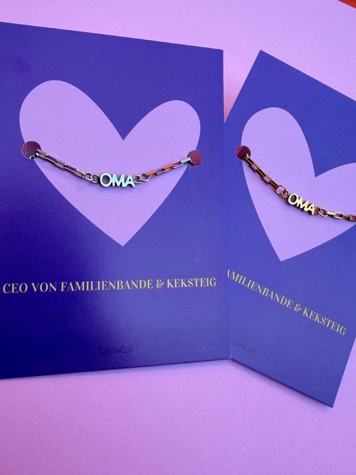 Armband Schulkind, Oma & Mama