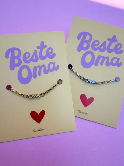 Armband Schulkind, Oma & Mama