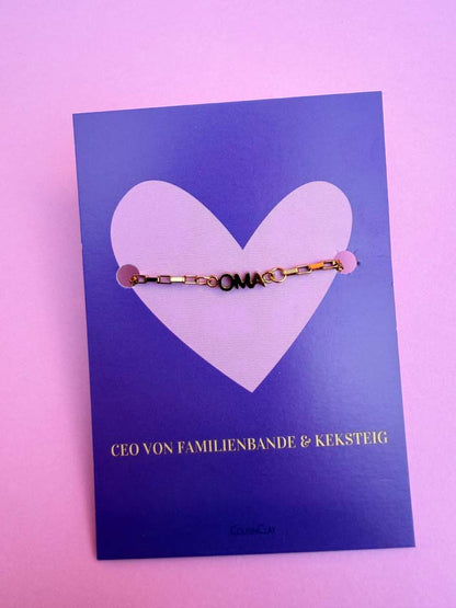 Armband Schulkind, Oma & Mama
