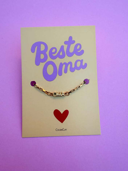 Armband Schulkind, Oma & Mama