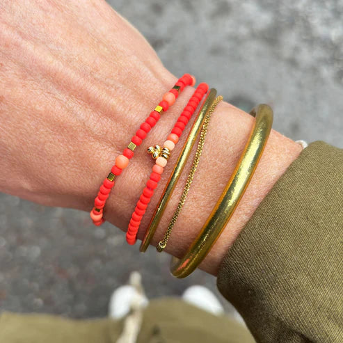 Handgefertigtes Armband        ▪️MINI ROC NEW CORAL