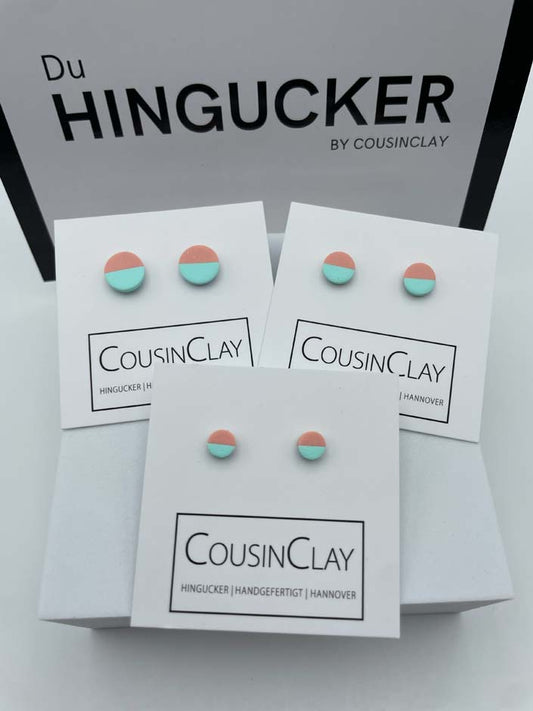 DUO - Color Blocking Babyblautürkis▪️Rosé/Sand - CousinClay