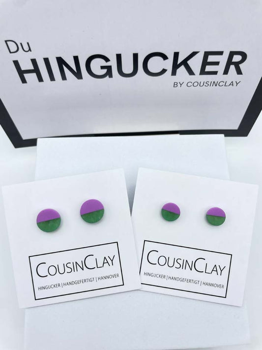 DUO - Color Blocking Jade▪️Lila - CousinClay