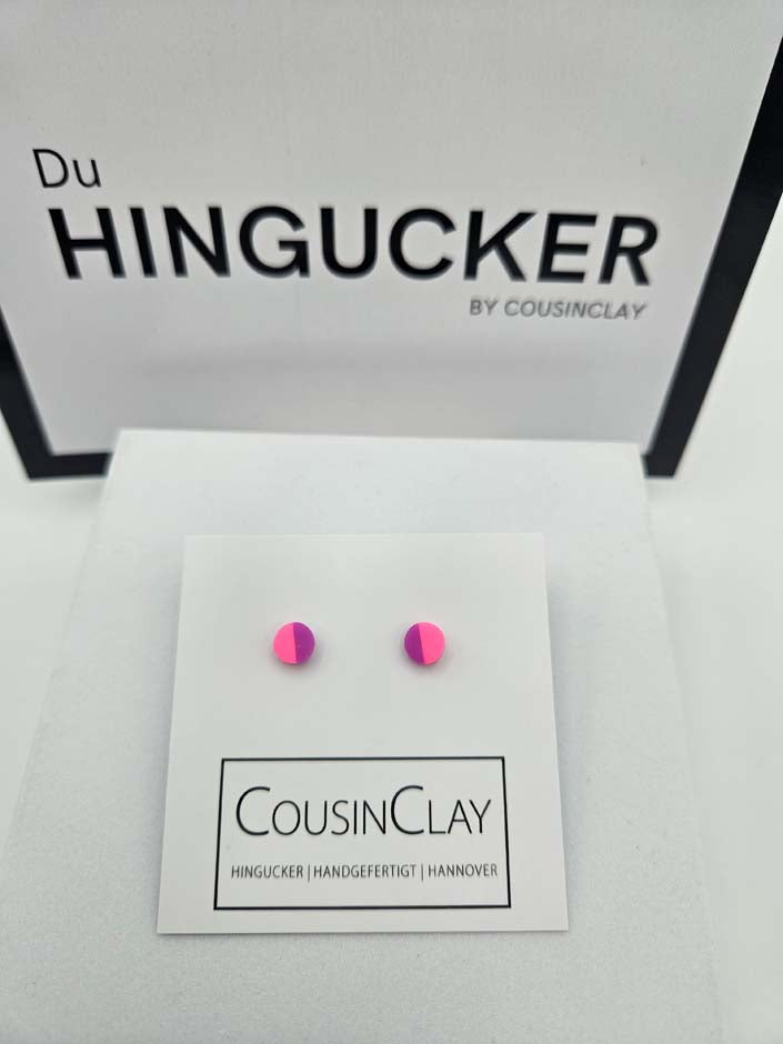 DUO - Ohrstecker                      Neonpink▪️Neonlila