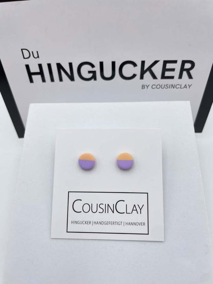 DUO - Ohrstecker                      Lavendel▪️Papaya