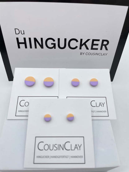 DUO - Ohrstecker                      Lavendel▪️Papaya