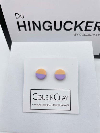 DUO - Ohrstecker                      Lavendel▪️Papaya