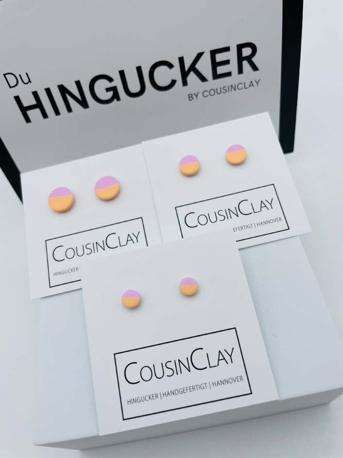 DUO - Ohrstecker                      Rosa▪️Pfirsich