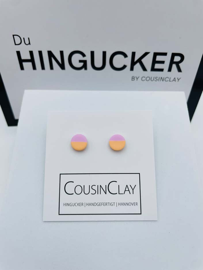 DUO - Ohrstecker                      Rosa▪️Pfirsich
