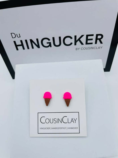 Eistüten Ohrringstecker 🍧 - CousinClay