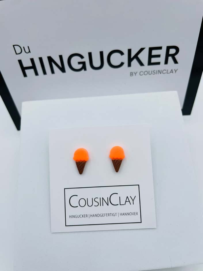 Eistüten Ohrringstecker 🍧 - CousinClay