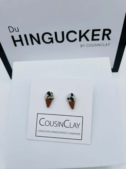 Eistüten Ohrringstecker 🍧 - CousinClay