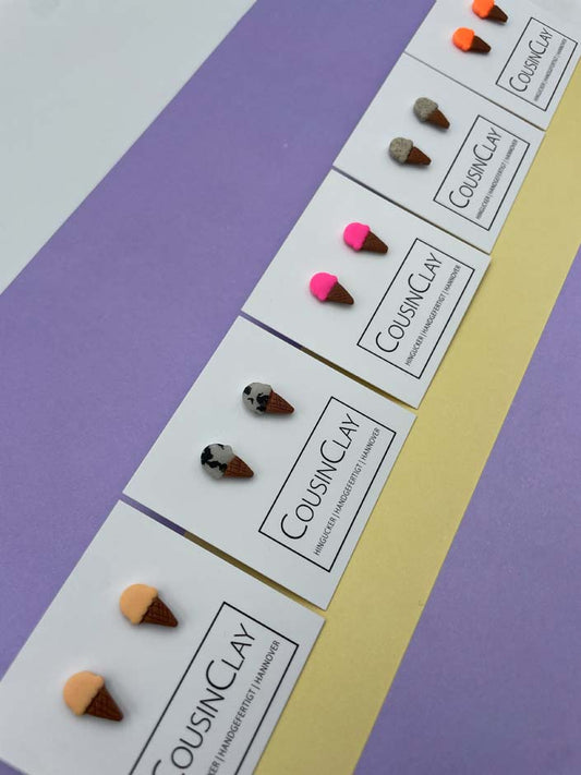 Eistüten Ohrringstecker 🍧