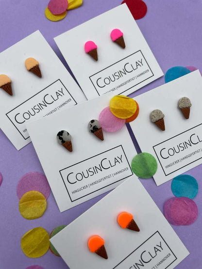 Eistüten Ohrringstecker 🍧 - CousinClay