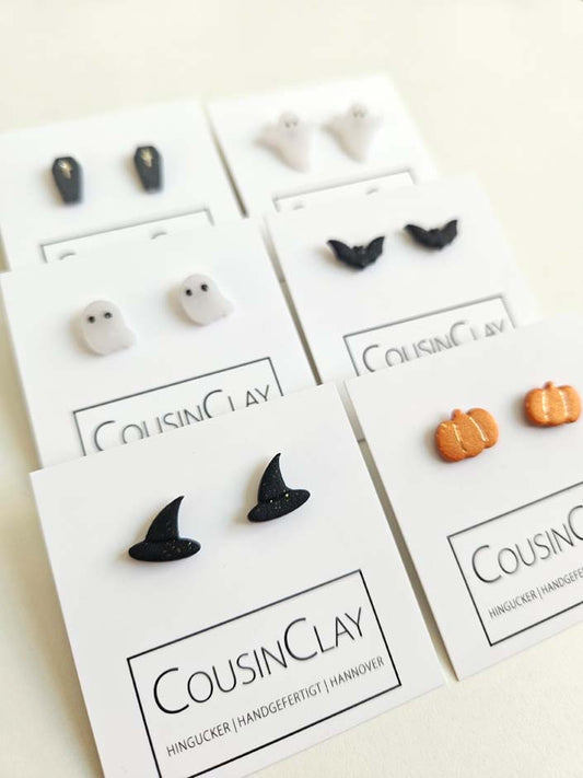 Halloween-Ohrstecker 👻⚰️🦇🎃🪄