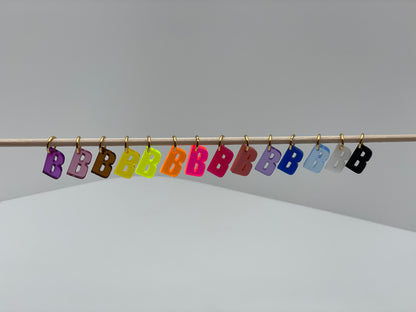 Farbigen Buchstaben aus Acrylglas