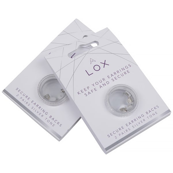 Sicherheitsverschluss Ohrringe (LOX), 2 Paare