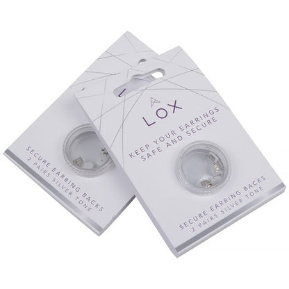 Sicherheitsverschluss Ohrringe (LOX), 2 Paare