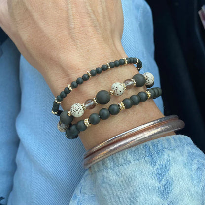 Handgefertigtes Armband ▪️MINI BLACK - CousinClay