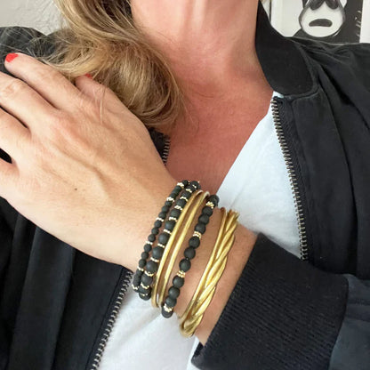 Handgefertigtes Armband ▪️MINI BLACK - CousinClay