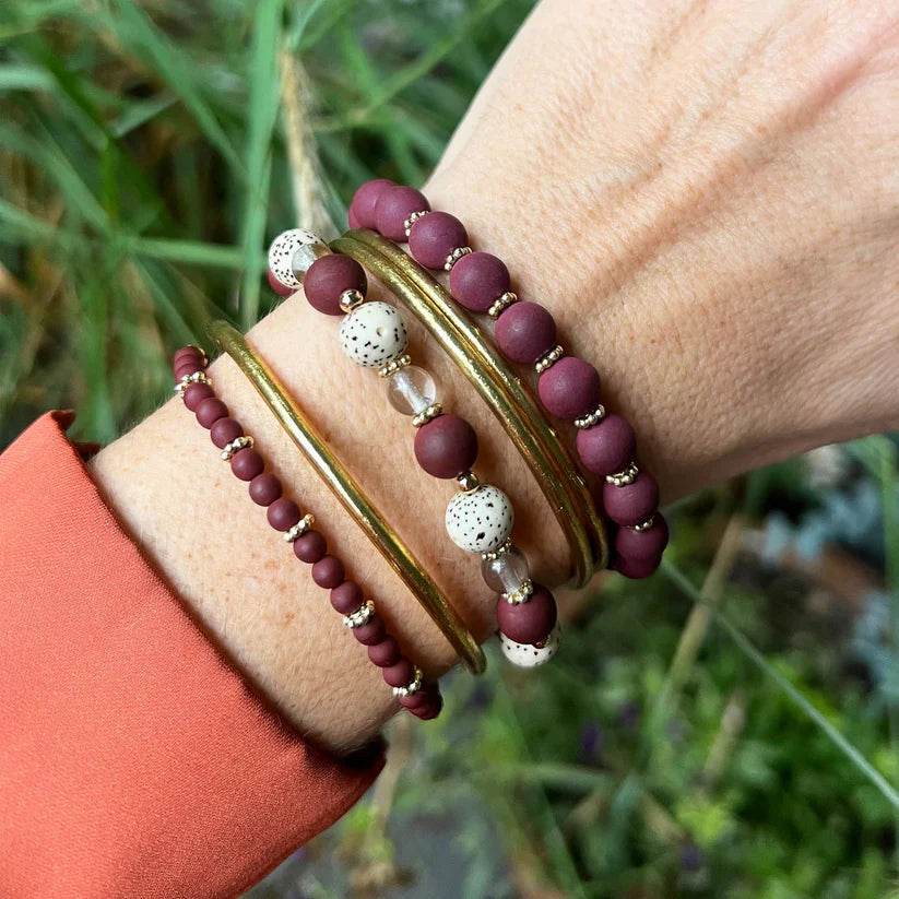 Handgefertigtes Armband        ▪️MINI MAROON