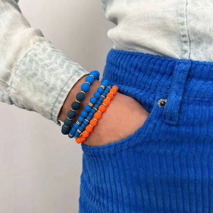 Handgefertigtes Armband        ▪️MINI NEON AQUA