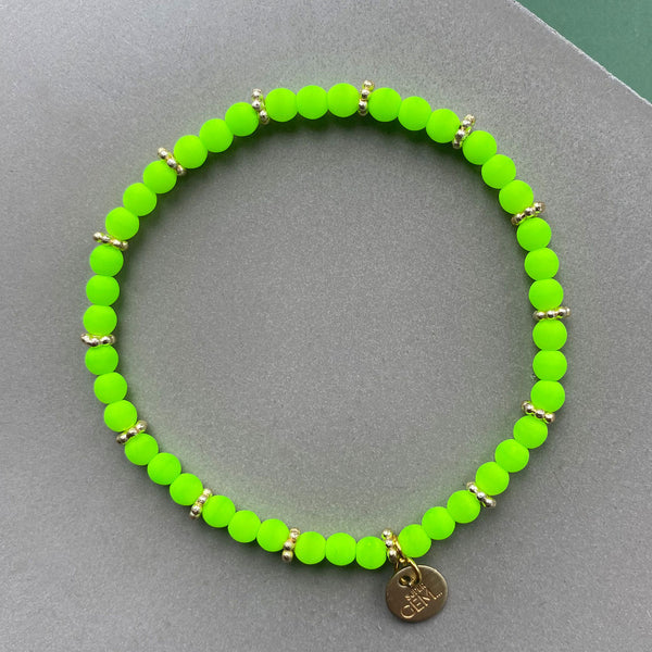 Handgefertigtes Armband          ▪️MINI NEON LIME