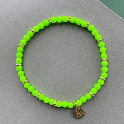 Handgefertigtes Armband          ▪️MINI NEON LIME