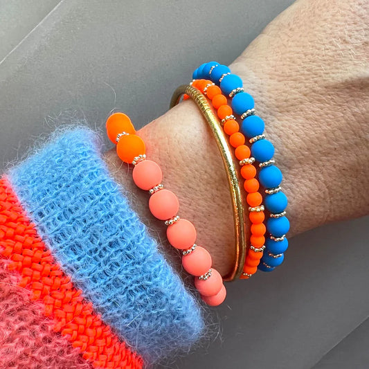 Handgefertigtes Armband          ▪️MINI NEON ORANGE
