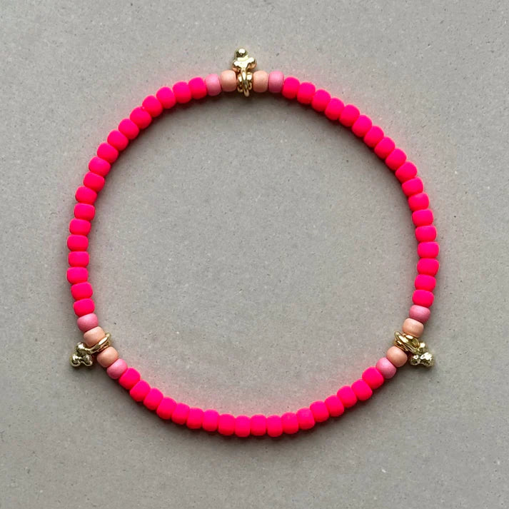 Handgefertigtes Armband        ▪️MINI ROC NEW PINK