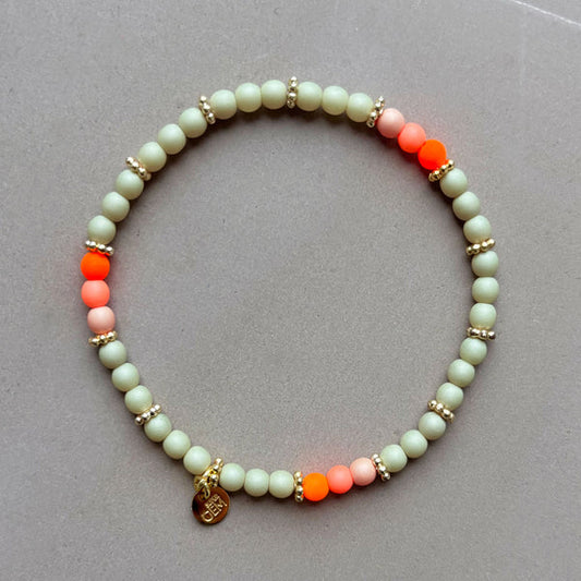 Handgefertigtes Armband ▪️MINI HAPPY SAGE - CousinClay