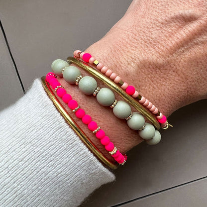 Handgefertigtes Armband          ▪️MINI NEON PINK