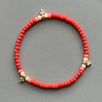 Handgefertigtes Armband        ▪️MINI ROC NEW CORAL