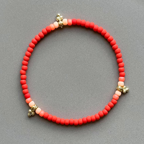 Handgefertigtes Armband        ▪️MINI ROC NEW CORAL
